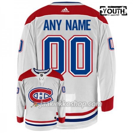 Lapsille NHL Montreal Canadiens Pelipaita Custom Adidas Valkoinen Authentic